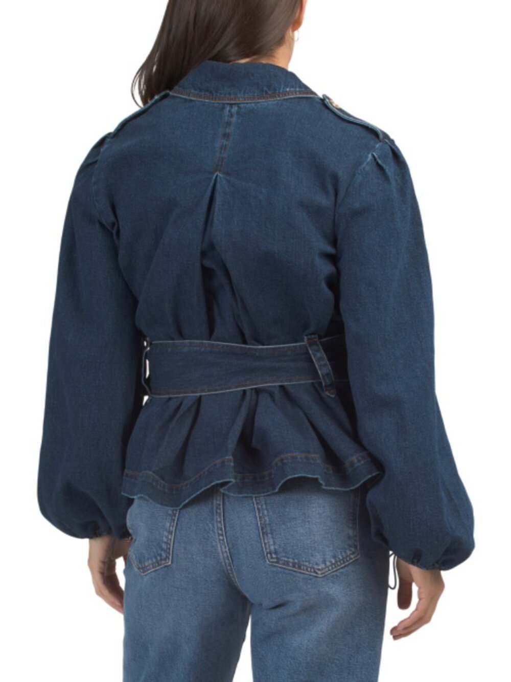 TOCCIN Brighton Belted Zip Front Jacket - Picture 2 of 2